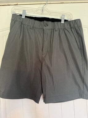 Wowie Men's Athletic Elastic-Waist Performance Shorts — Gray